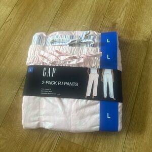GAP Pink and Striped PJ Pants Set